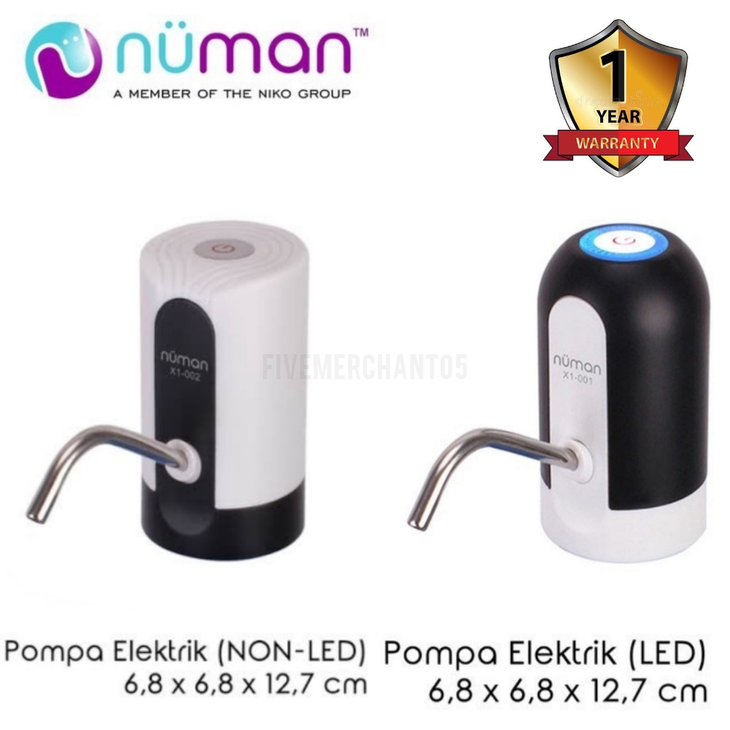 Pompa Air Galon BERGARANSI Numan X1-001 X1-002 Pompa Galon Elektrik Pompa Numan Pompa Dispenser Water