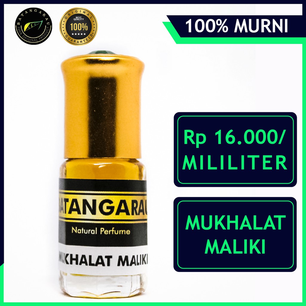 MINYAK WANGI MUKHALAT MALIKI (PREMIUM) 100% MURNI & NON ALKOHOL