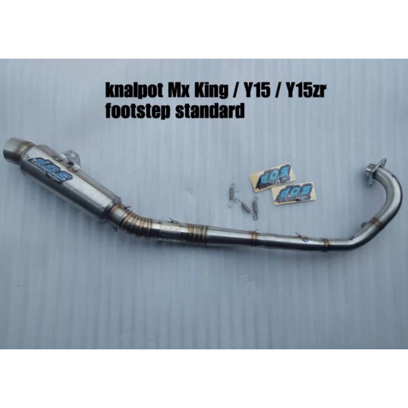KNALPOT DOS MUFFLER YAMAHA MX KING STD HARIAN POSPTEP DEPAN BLKNG STD