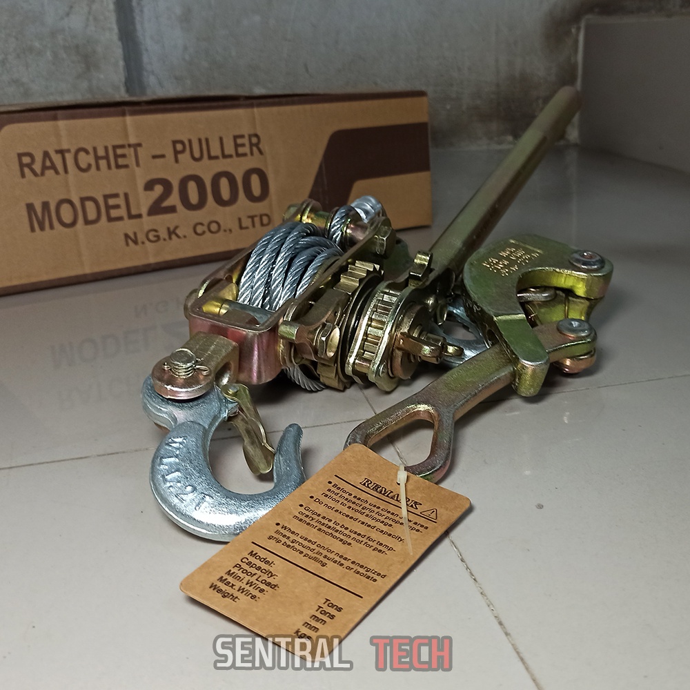 Jual RATCHET PULLER NGK RACHET 2 TON TRACKTANG KODOKAN PENARIK KABEL