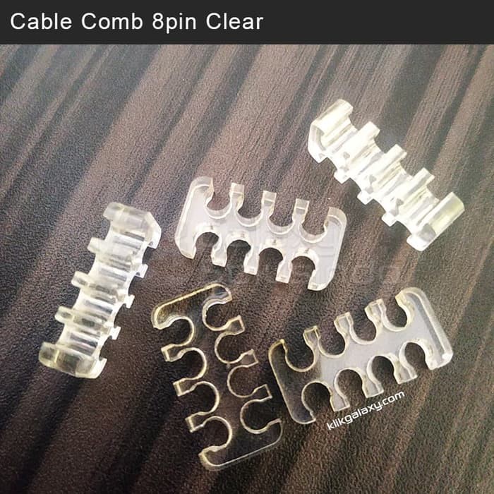 Cable Comb ATX 8  6 2  Pin +  Clear