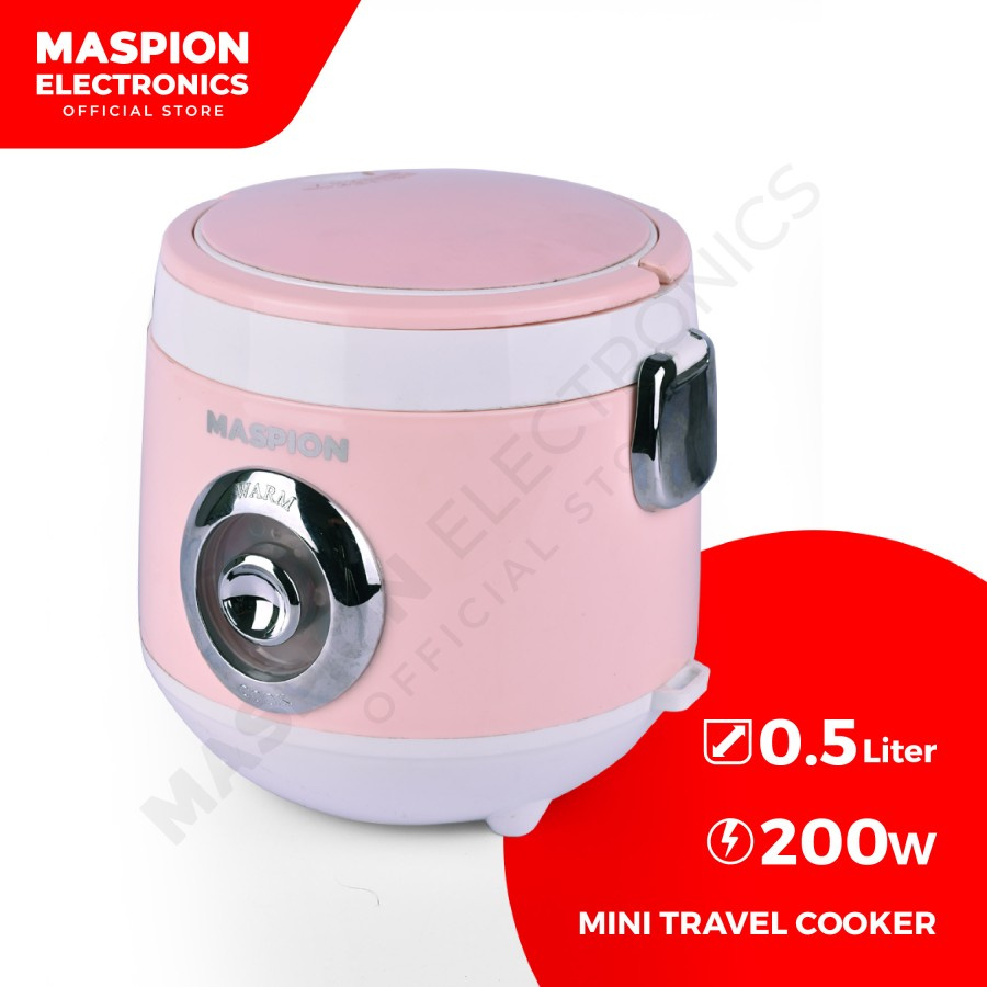 Maspion Mini Travel Cooker MRJ 053 PINK-0.5 L