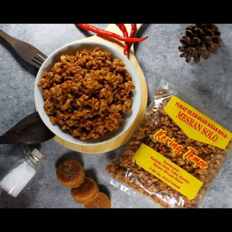 

KERING TEMPE asli Mesran Solo 250 gram