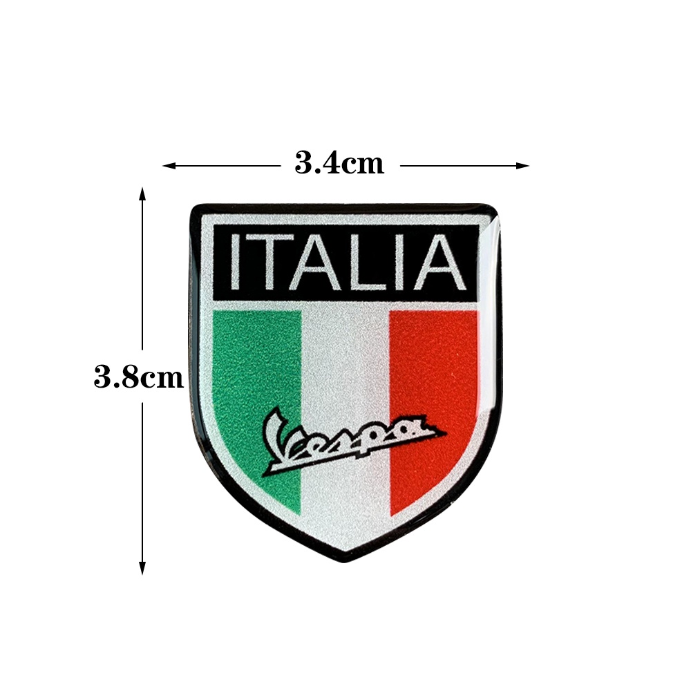 3D Vespa Reflektif Lembut Magnet Stiker Aksesoris Motor untuk PIAGGIO Vespa GTS300 LX125 LX150 125 150 Yaitu Sprint Primavera 300