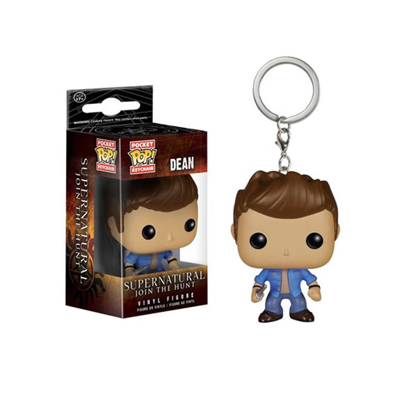 1pc Gantungan Kunci Funko POP Supernatural Bahan PVC Untuk Hadiah