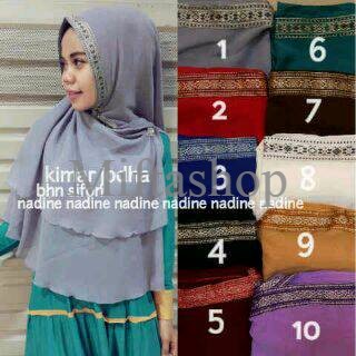 Jilbab Jodha Shifon /Khimar Jodha Shifon / Syria Jodha FFWZ