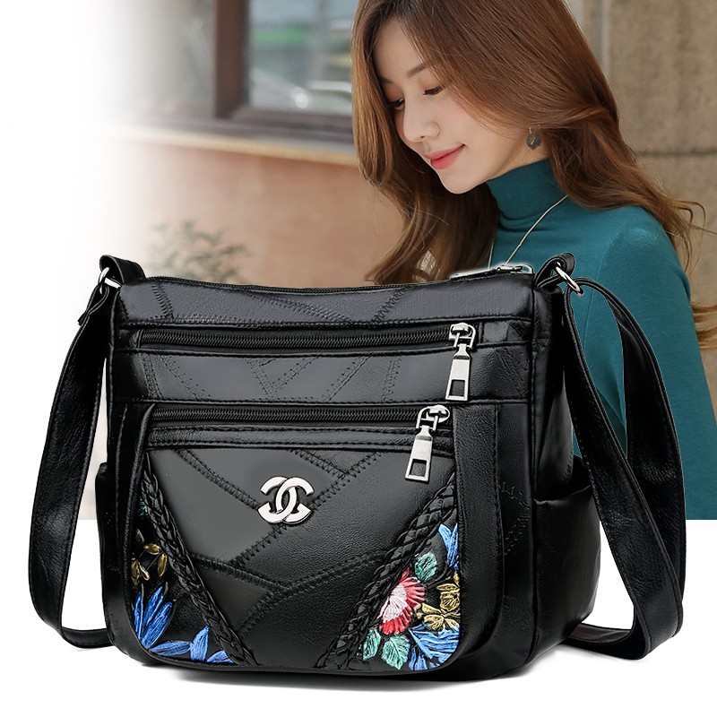 Tas Selempang Wanita Sling Bag Import Kekinian Import Kulit Sintetis Shoulderbag Cewek Azgalery T195