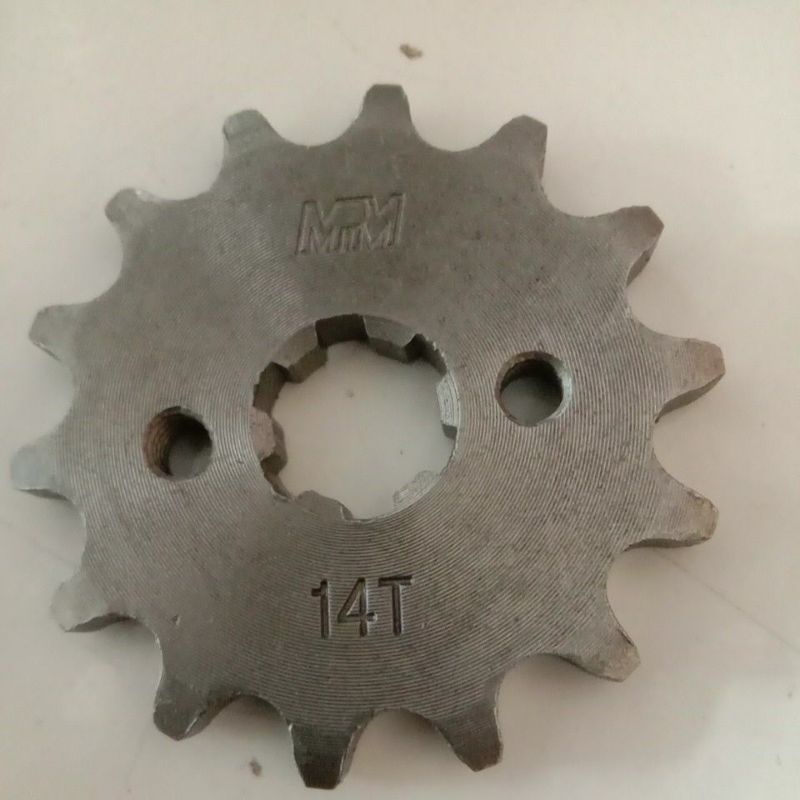 GIR GEAR DEPAN 420 14T HONDA KARISMA KHARISMA C70 SUPRA X125 REVO ABSOLUTE SPROCKET ATAU SPI GIR AJA-3