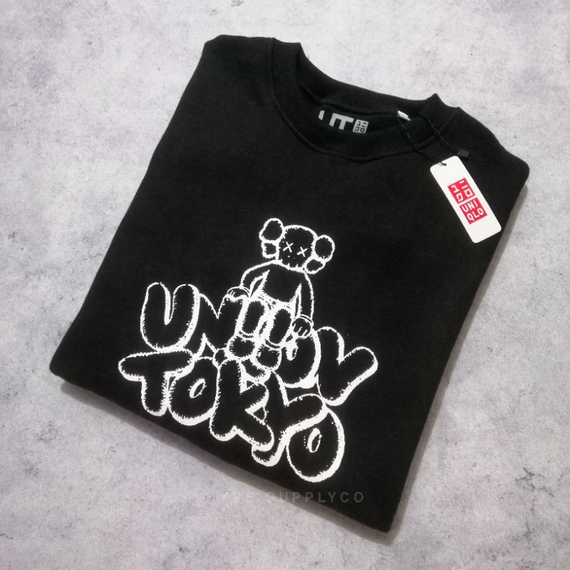 Sweater Crewneck Uniqlo x Kaws Union Tokyo - Sweatshirt Kaws Uniqlo Pria Wanita Mirror 1:1 Termurah