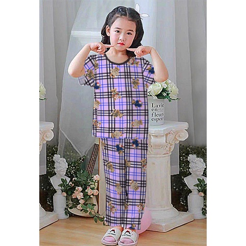 RILLO - Setelan baju playful colour anak print cp / setelan anak cp unisex 1-7 tahun