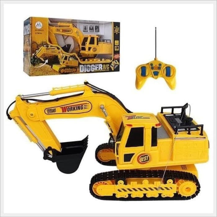 Mainan Anak Remote Control beko - RC Digger Excavator Beko 360