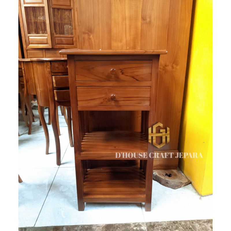 Rak Dispenser Minimalis Kayu Jati Rak Galon Kayu Jati