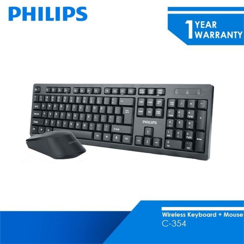 KEYBOARD MOUSE PHILIPS C354 WIRELESS