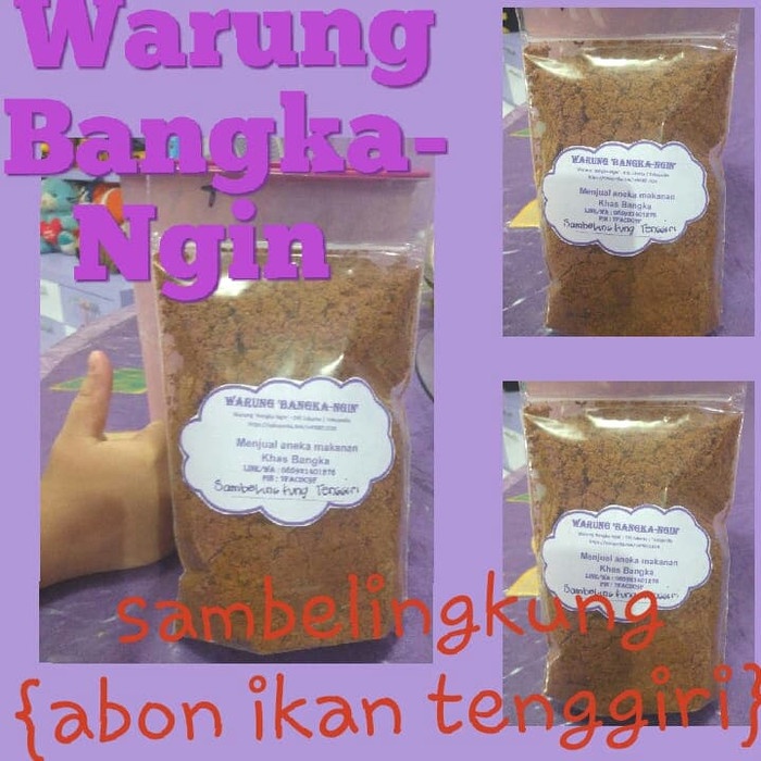 

ABON- SAMBELINGKUNG /ABON IKAN TENGGIRI, ASLI BANGKA -MAKANAN-KERING.