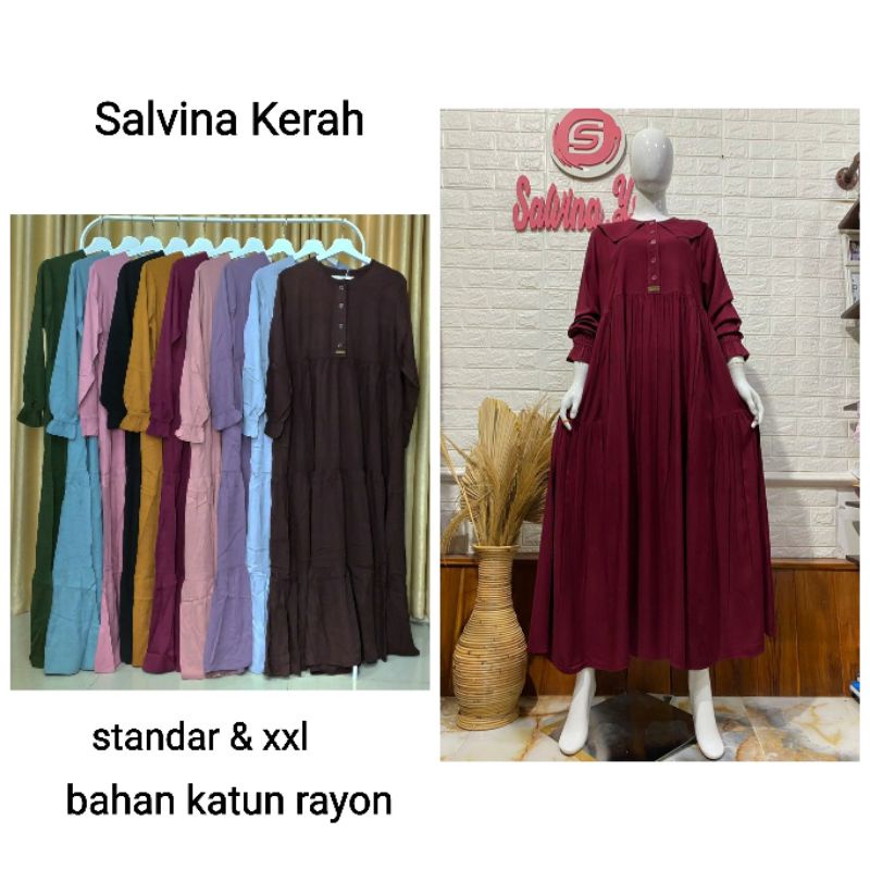 Gamis Kerah Wanita Salvina