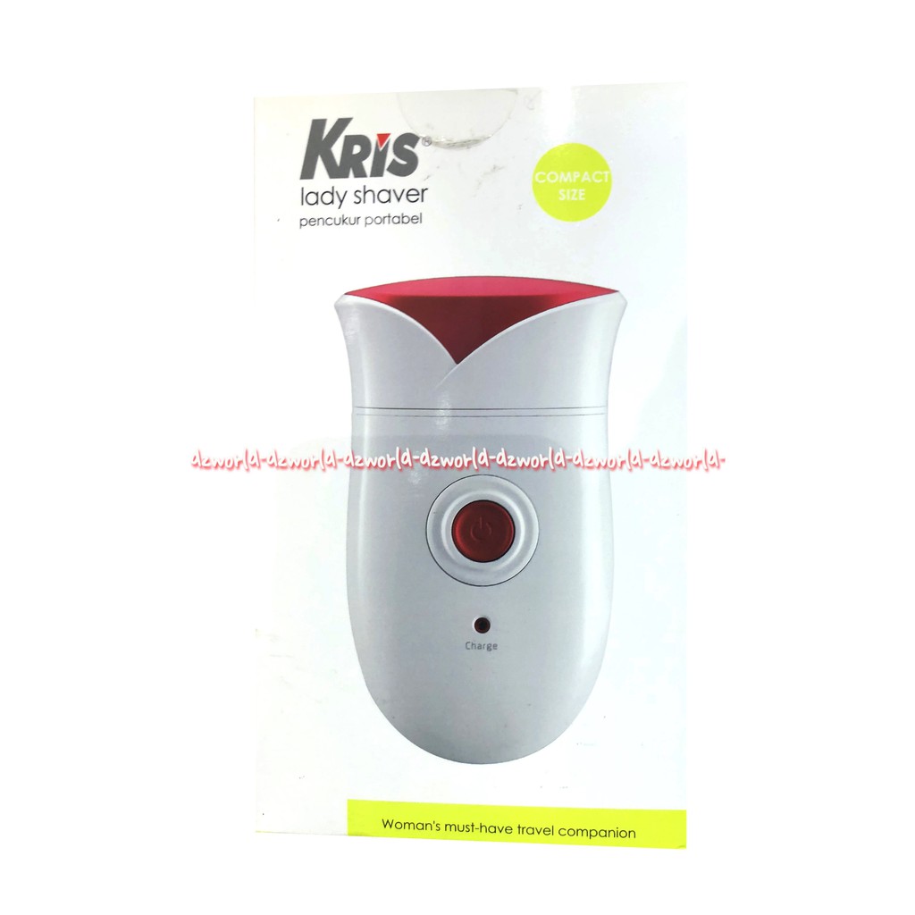 Kris Lady Shaver Pencukur Portable Alat Cukur Wanita Cewek Bisa Di charge