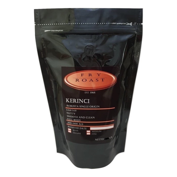

t01thy Kopi Robusta Kerinci 250 Gram Biji Dan Bubuk - Biji Ds20X11