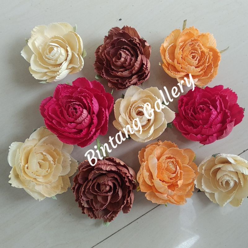 BUNGA PEONY KLOBOT 8 CM / BUNGA PEONY RUSTIC