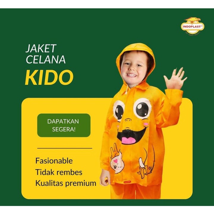 Jas Hujan anak-anak motif lucu JC KIDO