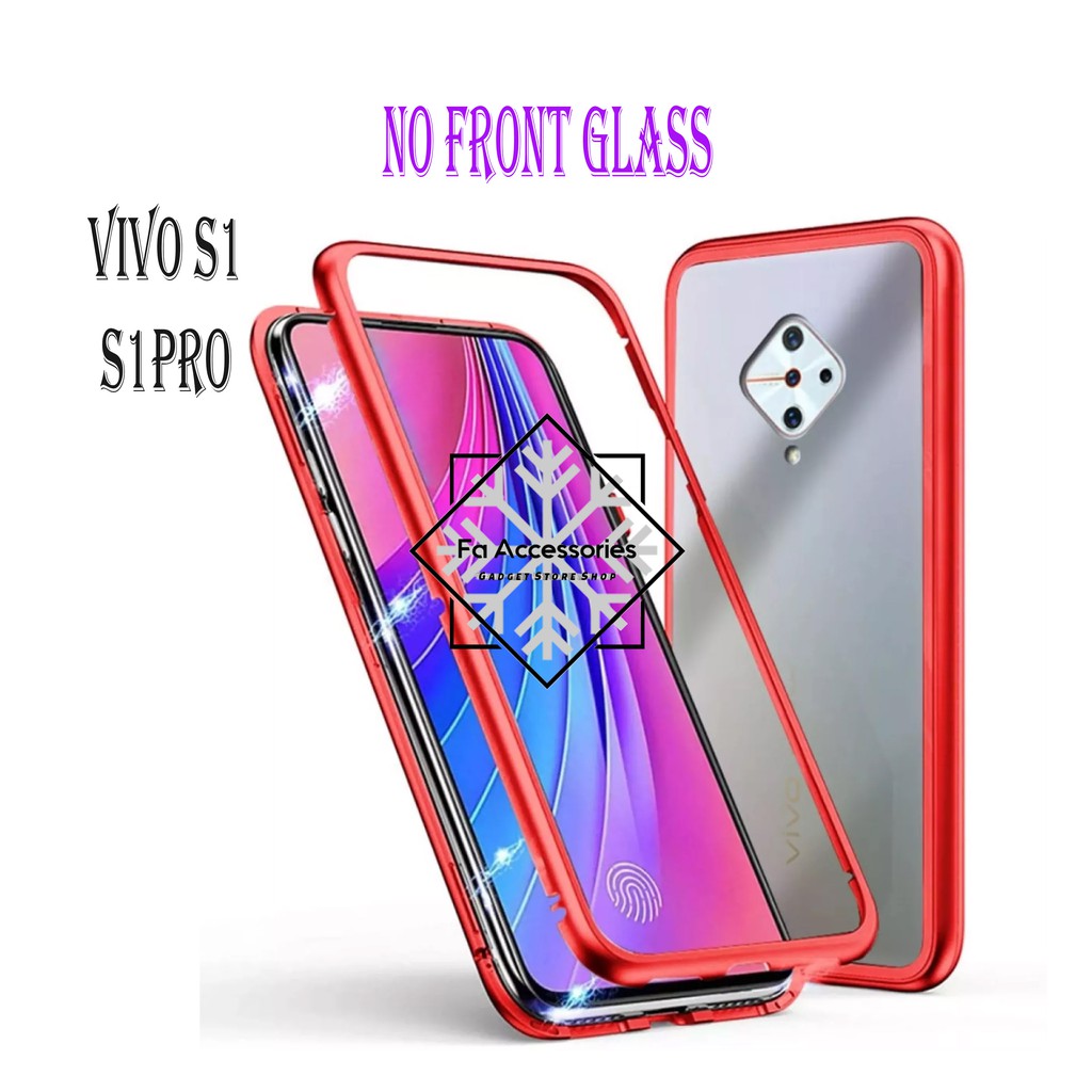 FA CASE MAGNETIC  VIVO S1 S1PRO PRO CASING MAGNETIC METAL GLASS HARD CASE