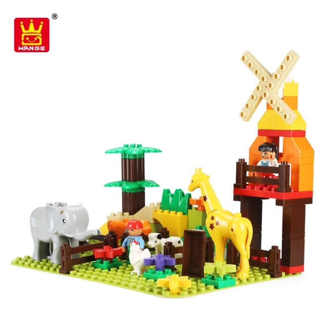 Dubie lego 540 blocks my zoo duplo lego alike - mainan anak