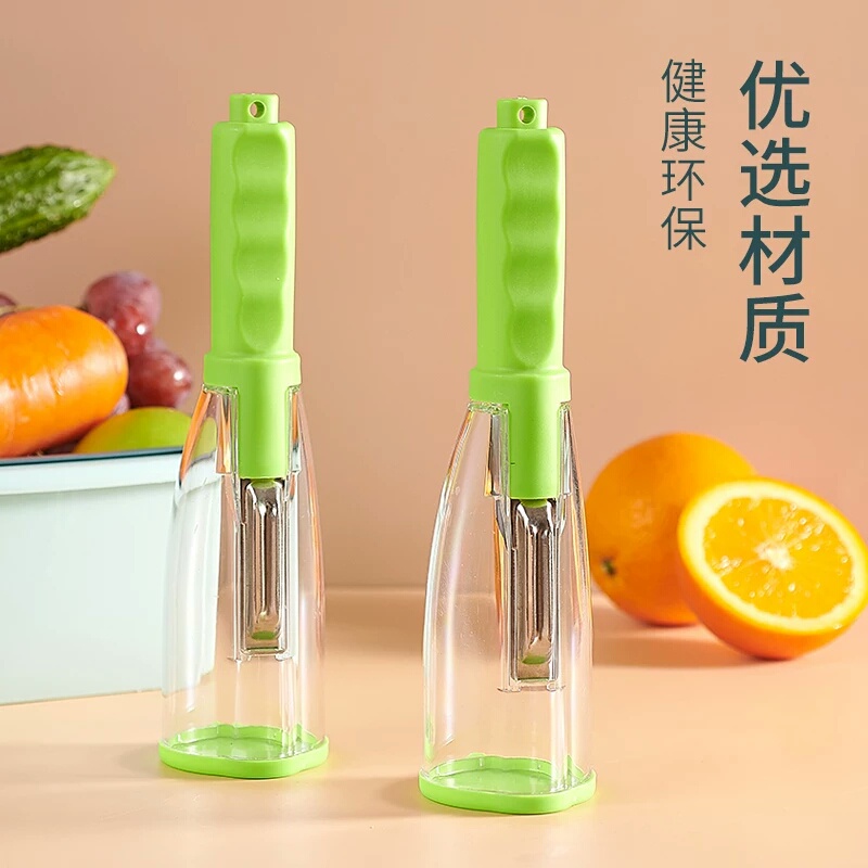 Pengupas Kulit Buah Sayur Tabung Parutan dengan Tabung Parutan Peeler PL01