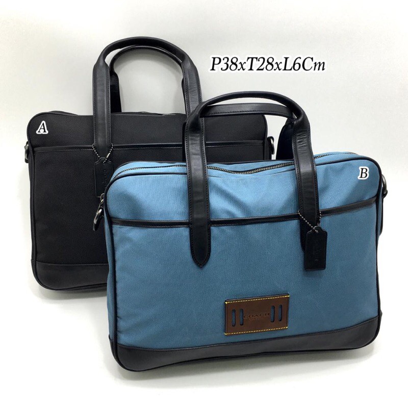 COACH Men’s Hamilton Cordura Briefcase Bag tas selempang ORIGINAL FO ORI AUTHENTIC