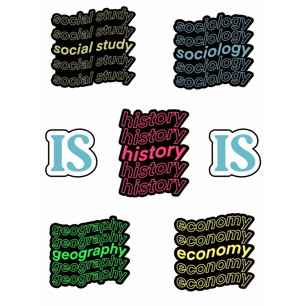 

Sticker School Subject Tumblr Pelajaran aesthetic IPS IS