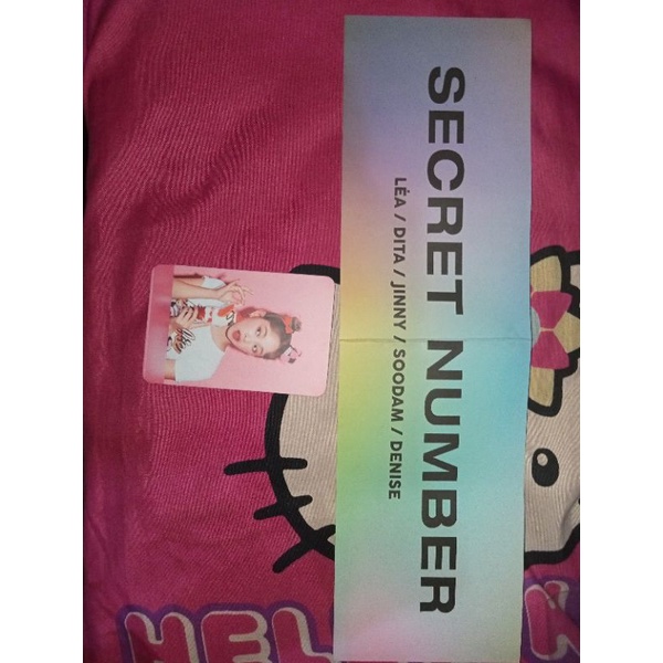 PC official Dita karang X Nacific + Slogan secret number official