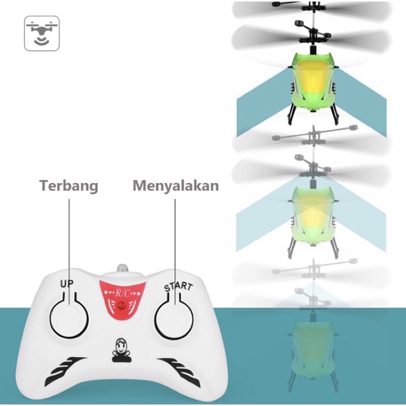 Mainan Helikopter Mini Remote Control