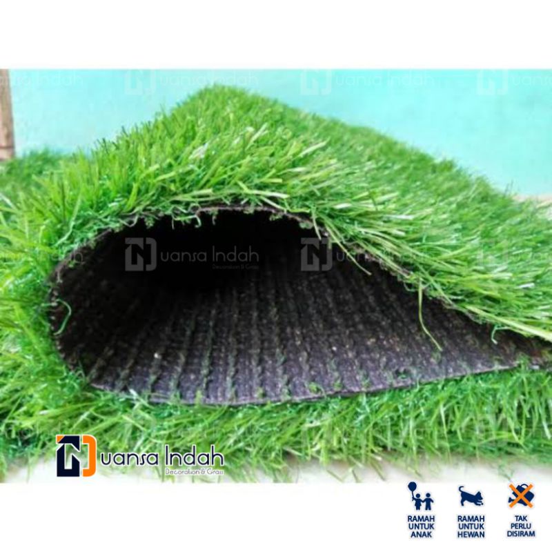 RUMPUT SINTETIS SWISS PREMIUM UKURAN 1x8 METER