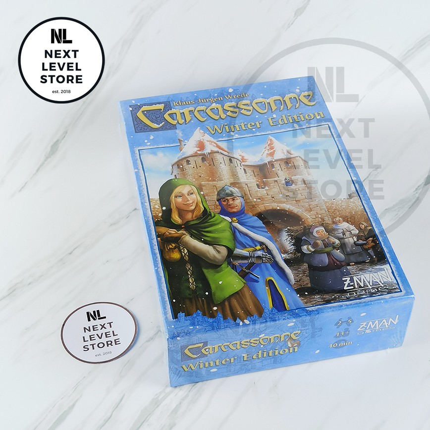 Carcassonne Winter Edition Board Games Card Game Carcasonne NEW READY STOCK