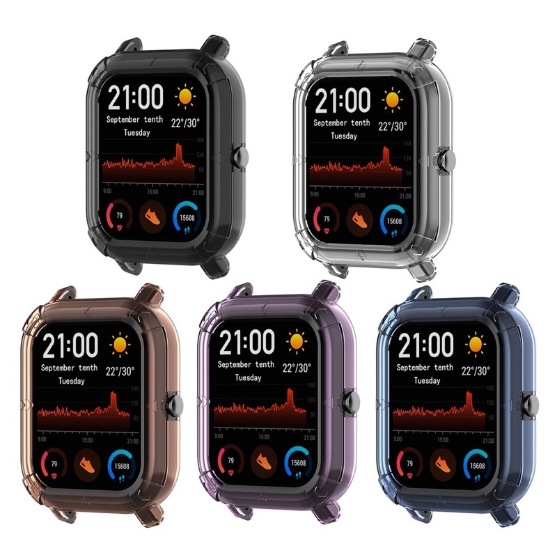 Rubber Case Soft TPU Silicon Bumper Cover Amazfit GTS