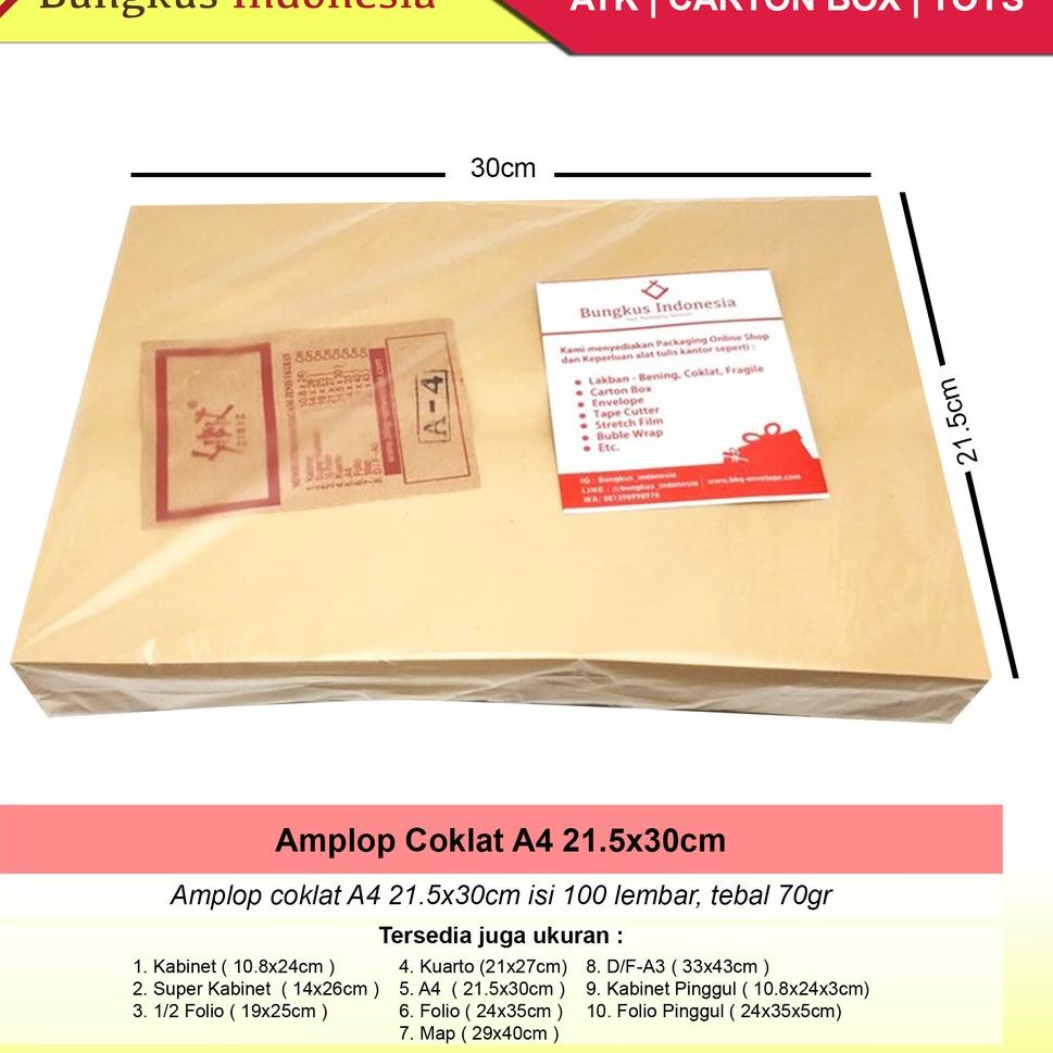 

6.6 Brands Festival Amplop Coklat A-4