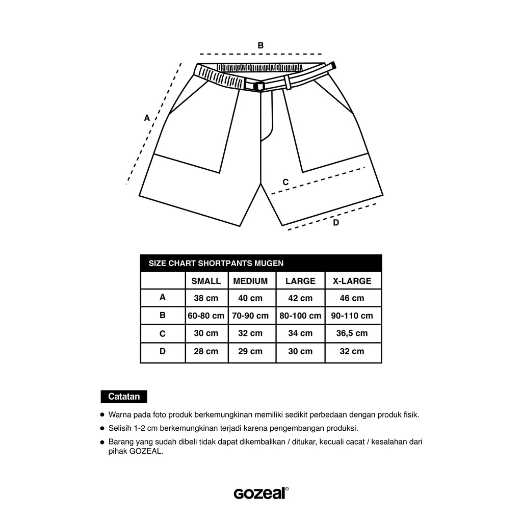 Gozeal | Shortpants Cargo | Gecko Khaki