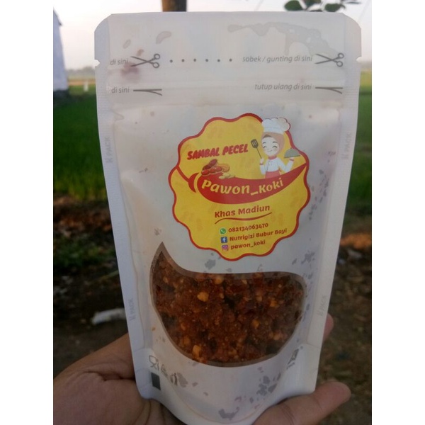 

sambel pecel khas Madiun