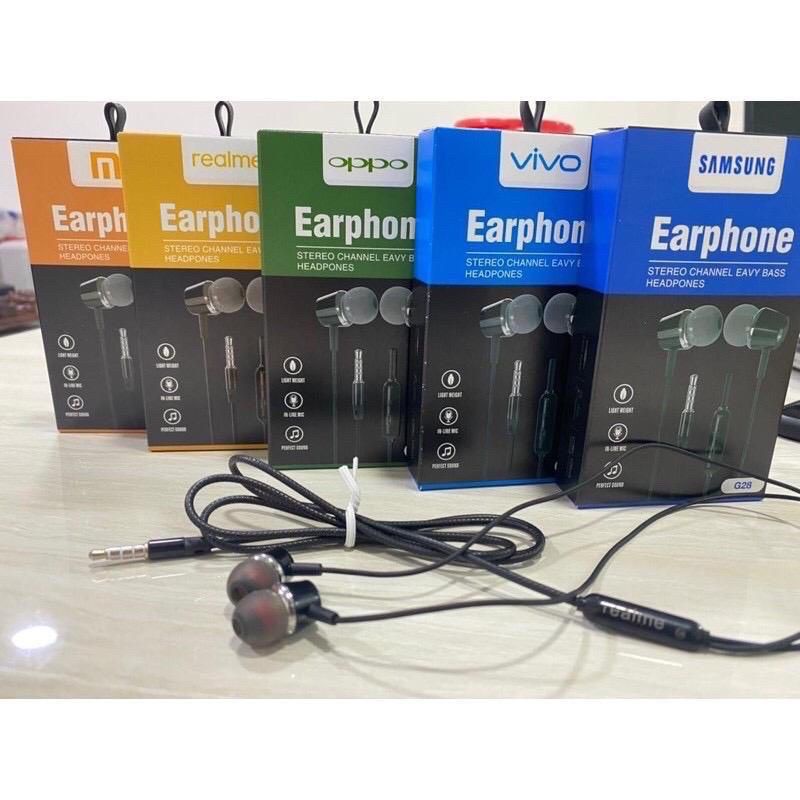 Hf Headset BRAND G28 Packing Import Kualitas bagus