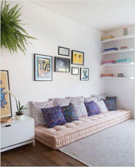 Bantal Lantai Besar 70x70 Silicon Duduk Jumbo Santai Silikon Dekorasi