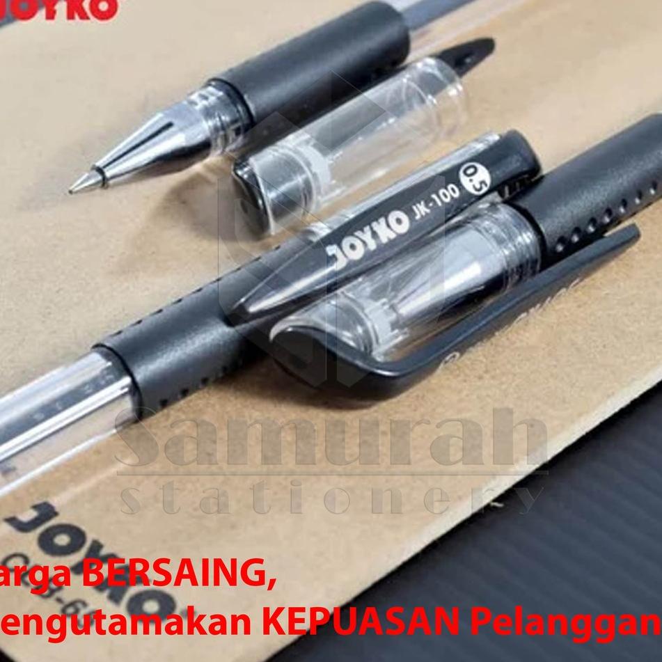 

Best - Gel Pen Joyko JK 100 Runcing / JK 100 NT(Jarum) Pulpen GelPen JK-100 0.5 mm / Bolpen Pengel JK100 !!