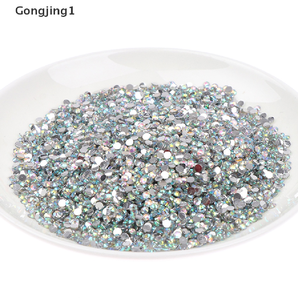 Gongjing1 10000Pcs Berlian Imitasi Ukuran 3MM Untuk Dekorasi