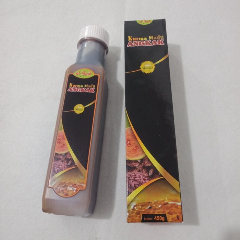 Angkak Madu Kurma / Madu Angkak AL Baik Plus Herbal 450gr
