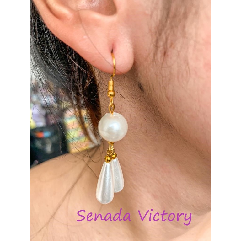 Senada Victory Anting Fashion Mutiara Tetes Juntai SVA024