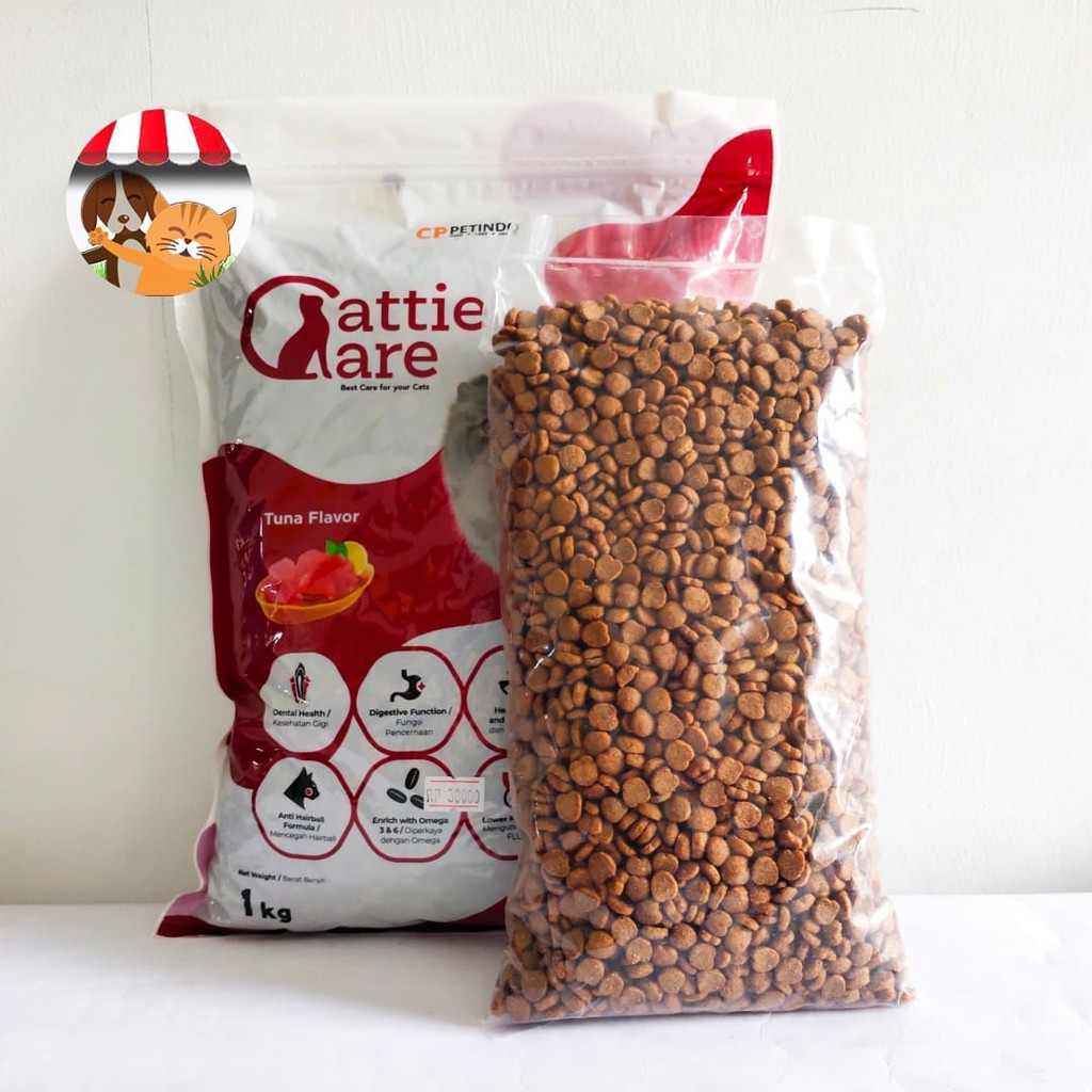 CATTIE CARE Tuna Repack 500gr Makanan Kucing Cattie Care