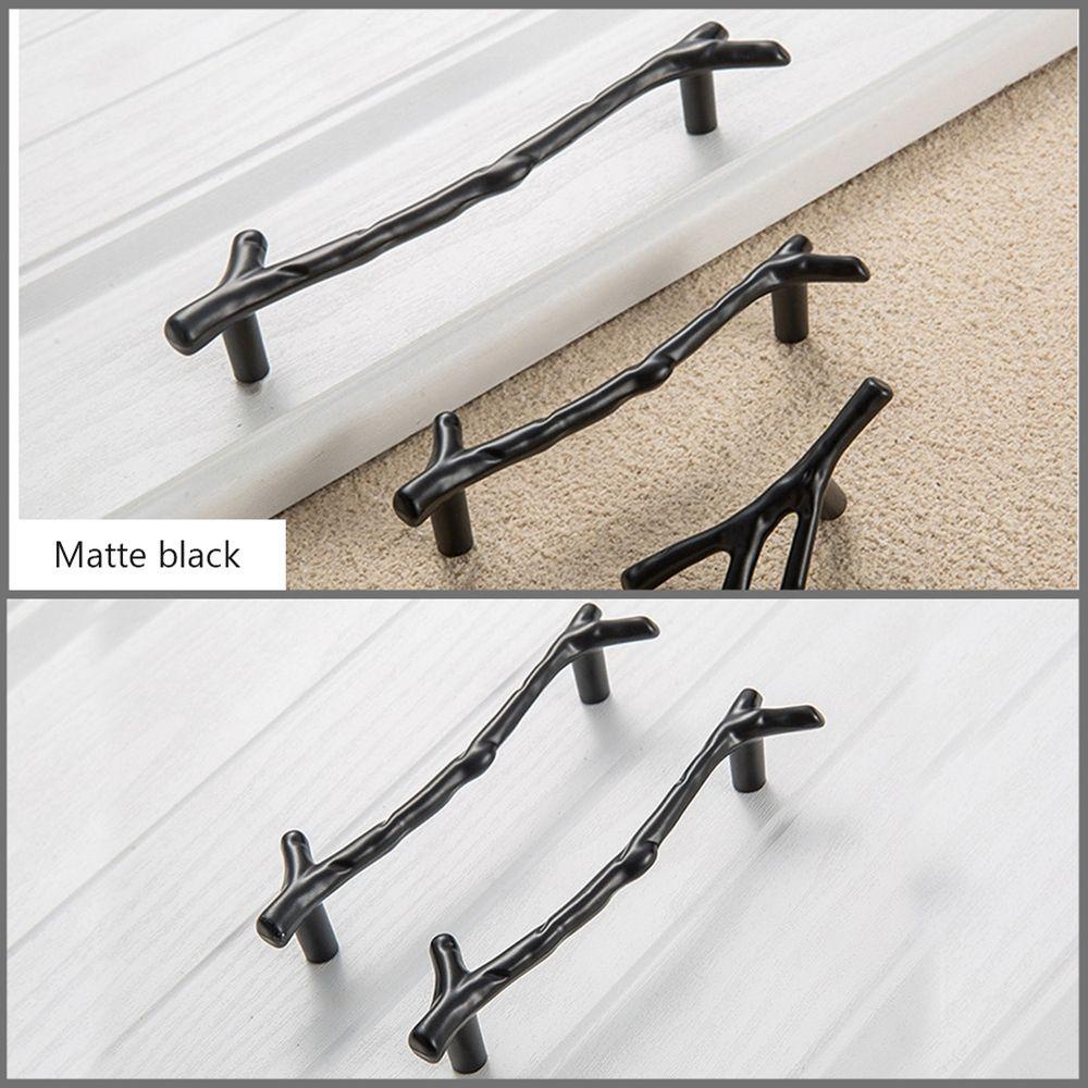 NICKOLAS1 Tarikan Pintu Ranting Fashion Hardware Furniture Pintu Laci Lemari Handle Lemari