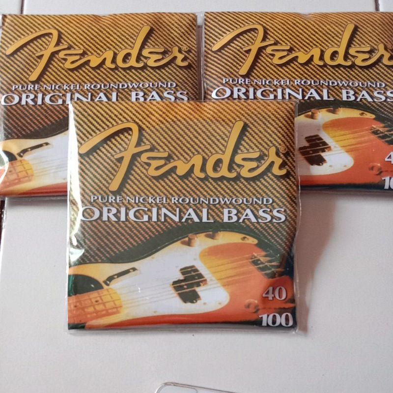senar bass fender
