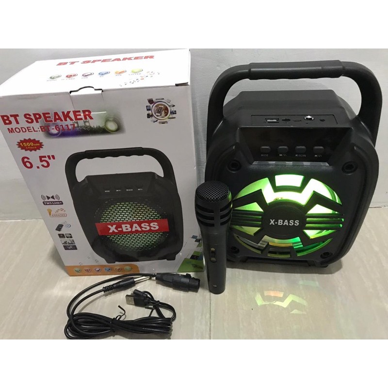 Speaker Karaoke X- BASS free Mic karaoke - Spekaer bluetooth karaoke X- Bass - speaker portable