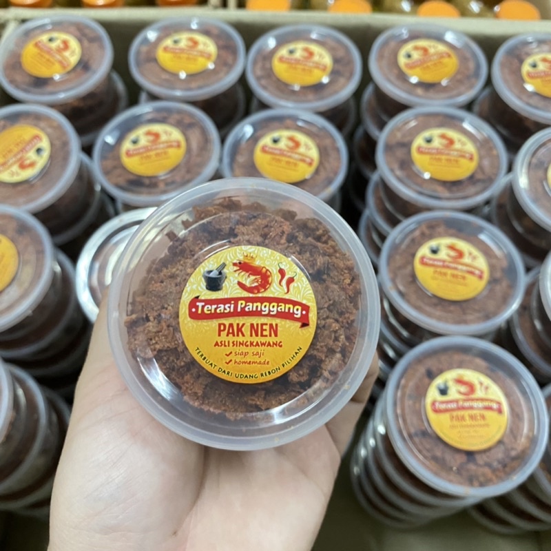 

(50gr) Terasi Pak Nen/ Terasi Asli Singkawang toples kecil