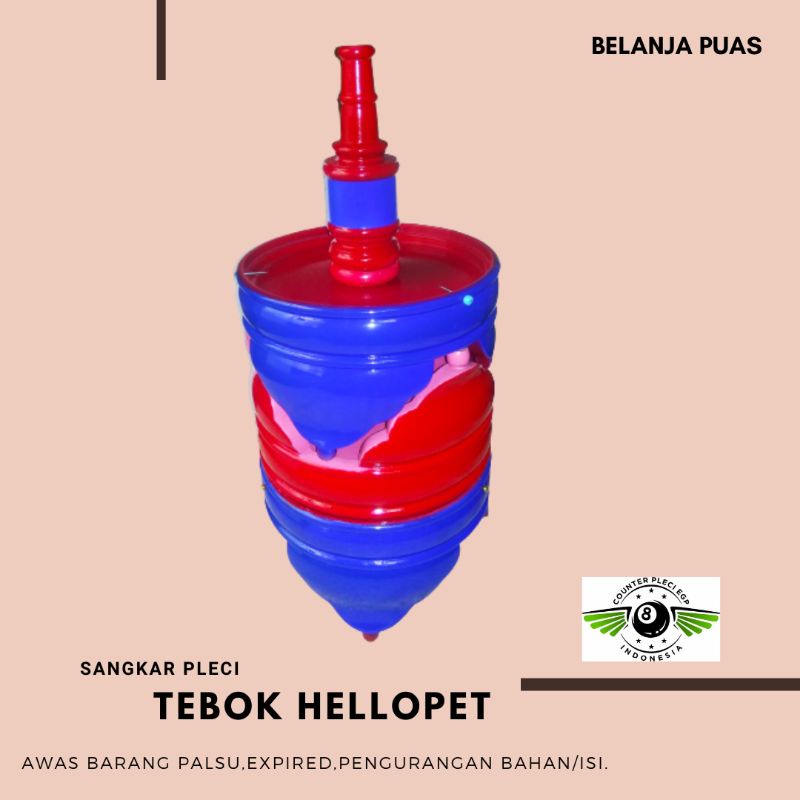 SANGKAR TEBOK PLECI bulat bundar besi helopet decal sticker kombinasi cat airbrush