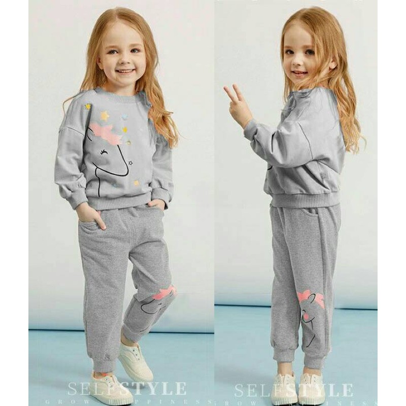 setelan anak laki laki / setelan anak perempuan / setelan sweater anak unisex