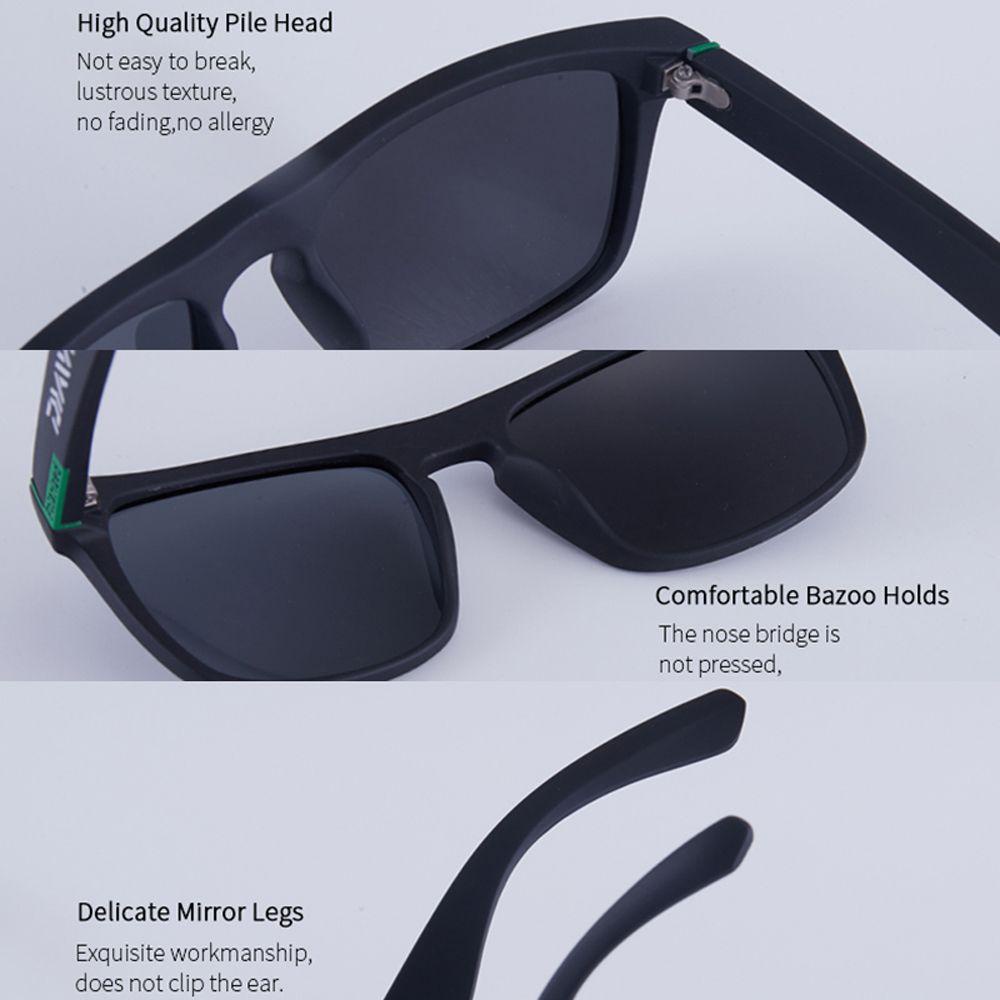 Mxbeauty Kacamata Polarized Fashion Memancing Anti UV Mengemudi Square Pria Shades Eyewear